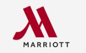 Marriott logo with a stylized red 'M' and the word 'Marriott' below.